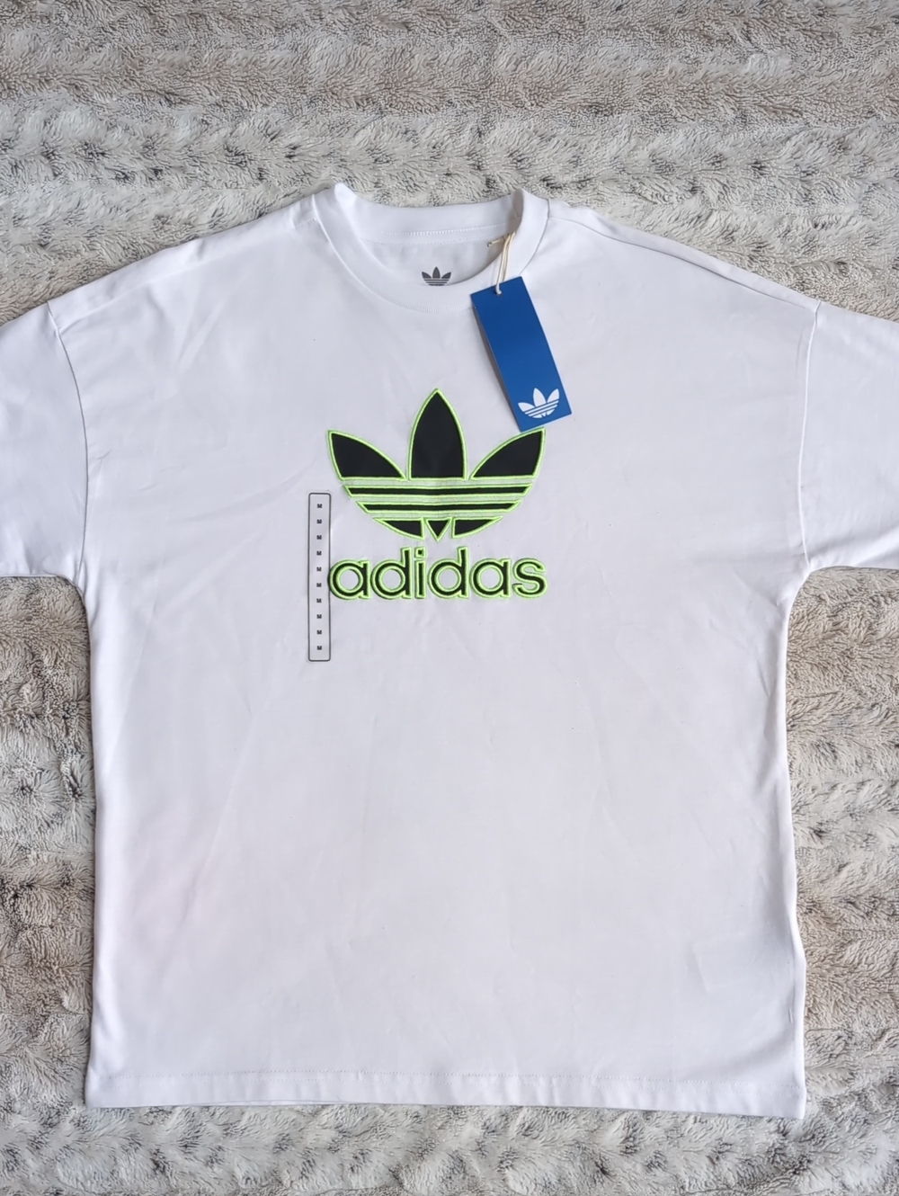 Adidas Originals Loose Fit Oversized Embroidered Trefoil Tee
